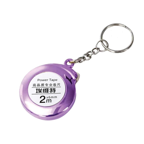 TUOBARR 2m Mini Keychain Tape Measure Mini Keychain Tape Measure 2m Steel Tape Measure Gift Tape Steel Tape