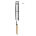 thumbnail image 1 of TUOBARR Basket Duty Stainless Steel BBQ Gri Box Tool With Lockable And Wood Handle, 1 of 2
