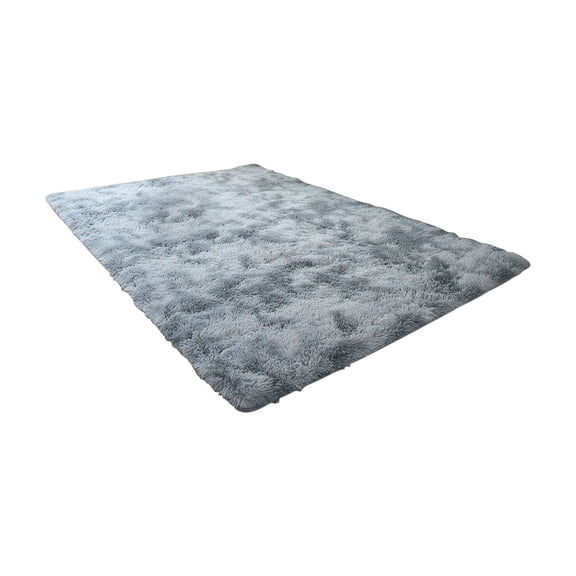 TUOBARR Blankets Savings! Nordic Tie Dyed Gradient Silk Wool Carpet, Living Room Long Wool Coffee Table Mat, Bedroom Covered With Plush Bedside Blanket