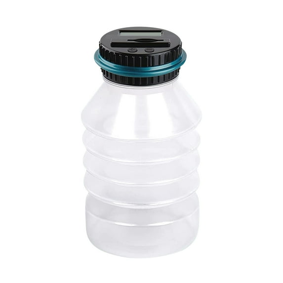 TUOBARR Digital Coin Bank Savings Jar By Digital Energy Clear Jar With LCD Dispy