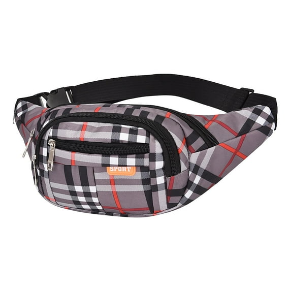 TUOBARR Fason Waist Bag Men's And Women's Casual rge Capacity Messenger Bag Men's Mobile Phone Waist Bag