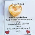 thumbnail image 1 of TUOBARR Heart Shape Stone Crafts Pocket Love Gift Colored Healing Stone Home Decor Home Decor, 1 of 1