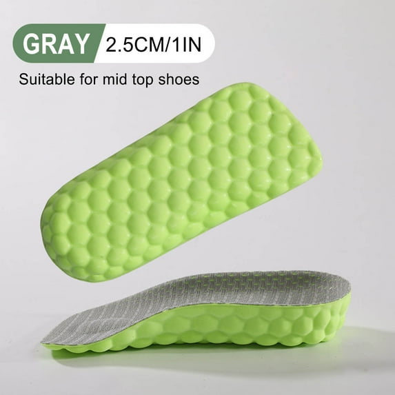 TUOBARR Height Increase Insoles To Make You Taer For Men And Women With Foot Arch Suort Shoe Comfortable Heel Inserts Lifts