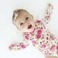 thumbnail image 1 of Itsun Newborn Infant Baby Girls Fashion Floral Lace Patchwork Romper Bodytsuit Outfits Pink (0-24Months), 1 of 9