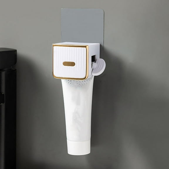 TUOBARR People Toothpaste, Manual Toothpaste Squeezer, Facial Wash Milk, Press Toothpaste Cmp, Bathroom Hook