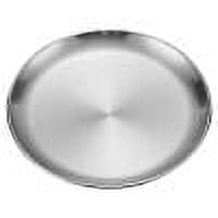TUOBARR Stainless Steel Thickened Barbecue Plates, Disc, Cake Plates, Western Dessert Plates