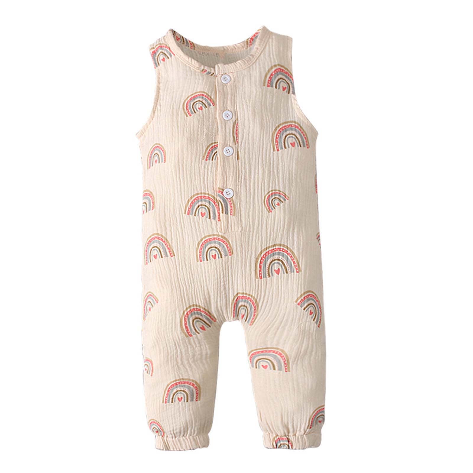 TUOBARR Toddler Girl Summer Outfits Toddler Baby Girls Boys Sleeveless