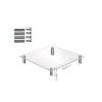 TUOBARR Transparent Acrylic Cake Hand Display Rack, Metal , Table Placement Rack