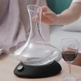 thumbnail image 1 of TUOBARR Valentines Day Savings Clearance 2024! Electric Wine Aerator, Smart Wine Decanter Spinners, Automatic Revolving Wine Aerorater, USB Rechargeable, Wine Accessories Gift For Wine -Lovers(Base), 1 of 5