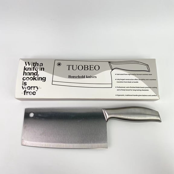 TUOBEO Household knives,Razor Sharp Vegetable Kitchen Knife, High Carbon Stainless Steel, Multipurpose Asian Chef Knife for Home and Kitchen with Ergonomic Handle