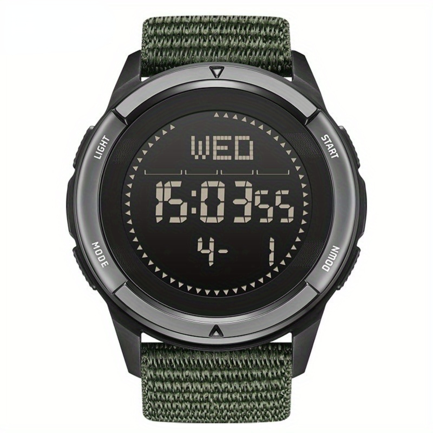 TUOBKE Super Light Men‘s Digital Carbon Fiber Watch with Shock