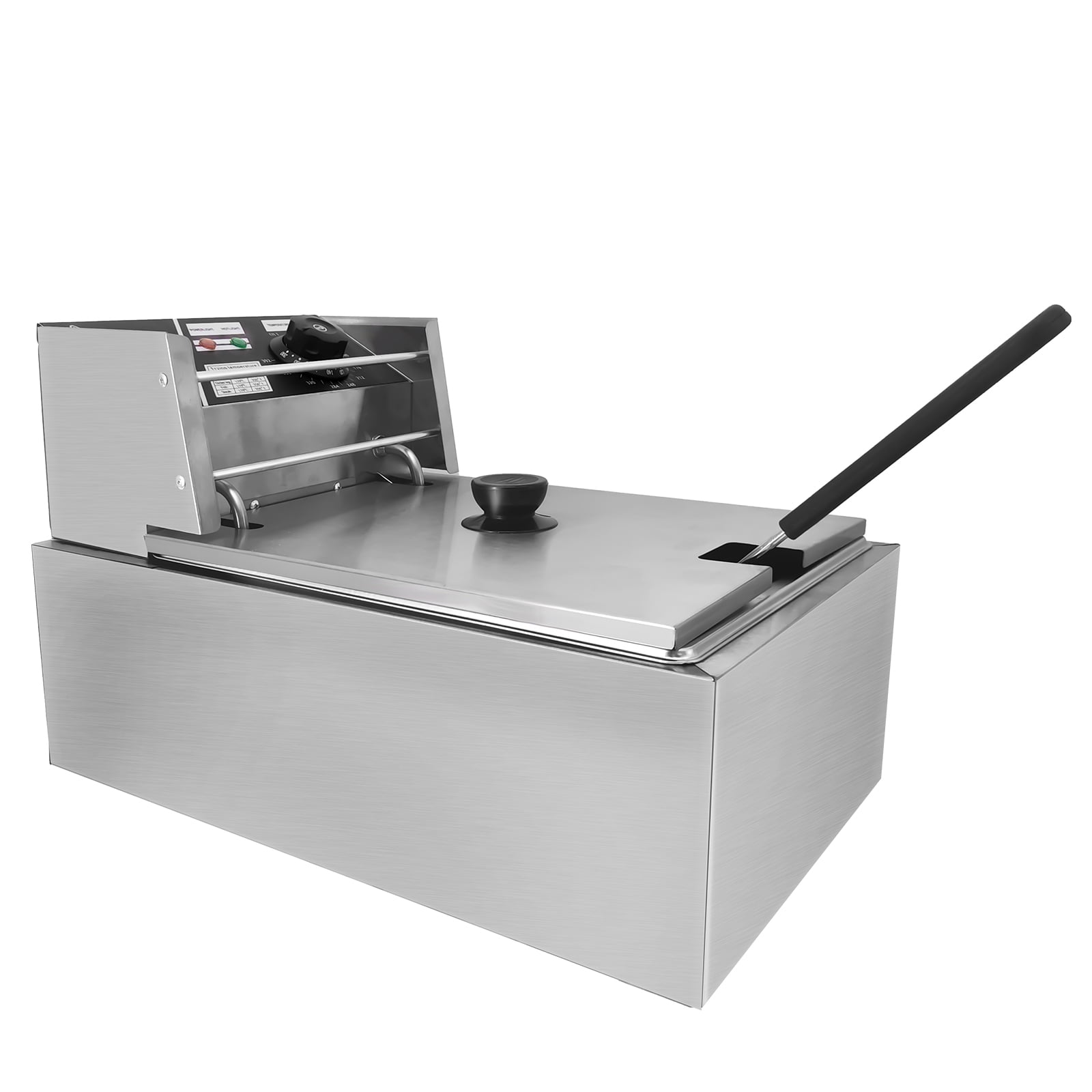 TUOKE 6L Commercial Electric Deep Fryer 2500W Professional Stainless