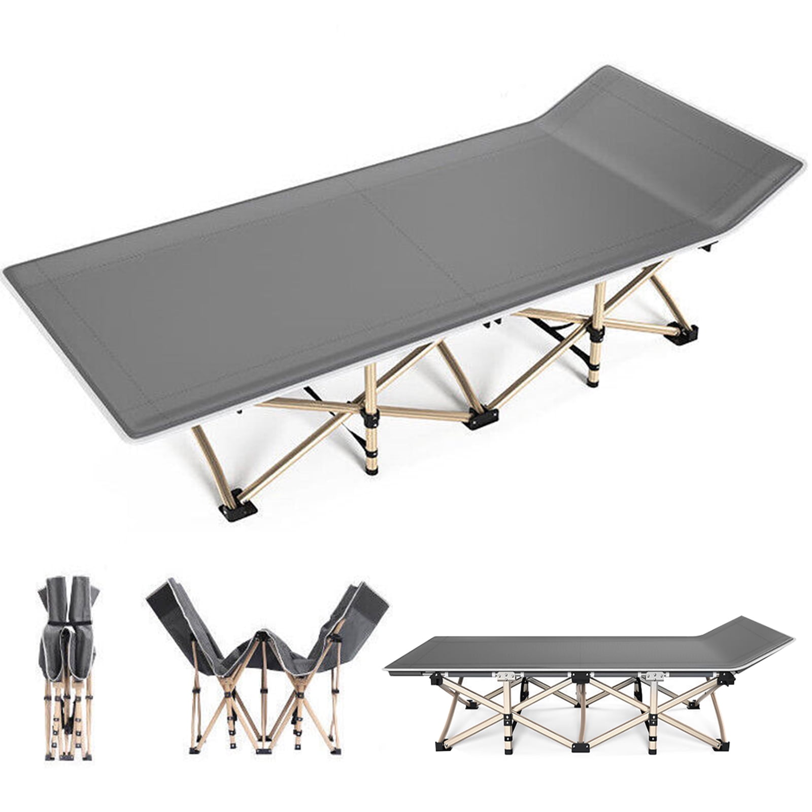 TUOKE Folding Sleeping Cot ,Camping Cot Adults Portable with Carry Bags