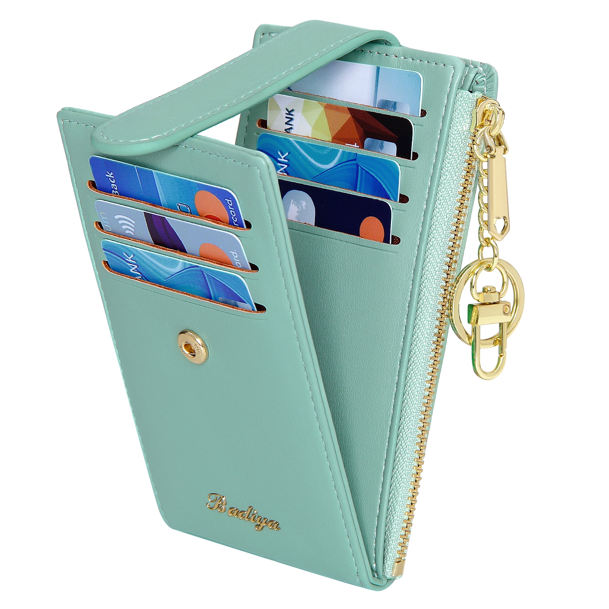 Single zipper ladies Card Holder wallet main image 1