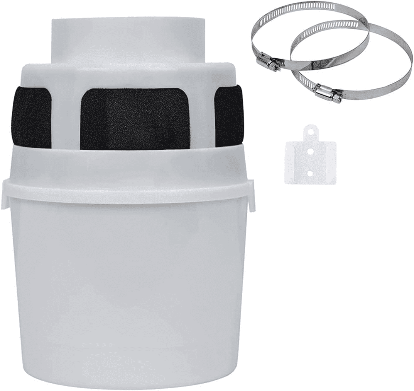 TUOOWO Indoor Dryer Vent Kit Lint Trap Bucket Dryer Vent for Apartment - No Duct Included