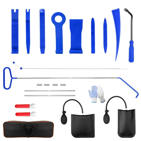 TUOSHUNGE 25-Piece Hand Tool Kit, 66.14-Inch Stainless Steel Long-Handle Tool Set