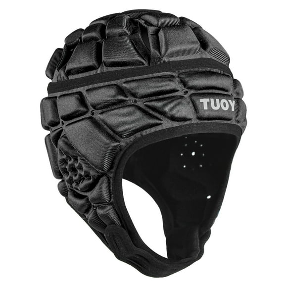 TUOY Kid Youth Soft Football Helmet Flag Football Helmet Pad Headgear Protection Head Guard for Rugby