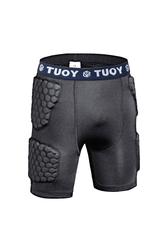 Men's Padded Compression Shorts 5 Pads Football Girdle for Football Baseball