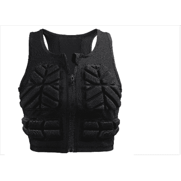 Impact Vest  Aldult Chest Protector Women Padded Compression Vest for Sports, Karate, Football,Rugby Softball
