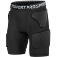 thumbnail image 1 of TUOY Youth Boy's Padded Compression Shorts Rib Chest Protector Shorts, 1 of 16