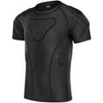 thumbnail image 1 of TUOY Youth Boy's Padded Protective Shirts for Football Baseball(Black-XL), 1 of 11