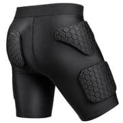 TUOY Youth Padded Compression Shorts Rib Chest Protector Shorts