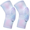 thumbnail image 1 of TUOYR Compression Elbow Pads Arm Elbow Sleeve Padded Elbow Arm Protection Brace for Football Basketball - Youth & Adult Sizes (Scale Pink, A Pair), 1 of 8