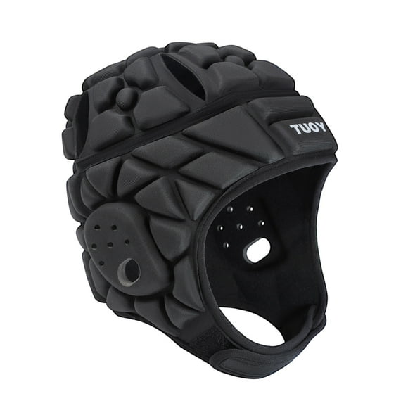 TUOYR New Kid Youth Lightweight Soft Padded Helmet Velcro Headgear for Football, Rugby, Lacrosse, Coverage with Thick Padding for Safe Head Protection During Training & Games, Ideal for Goalkeepers