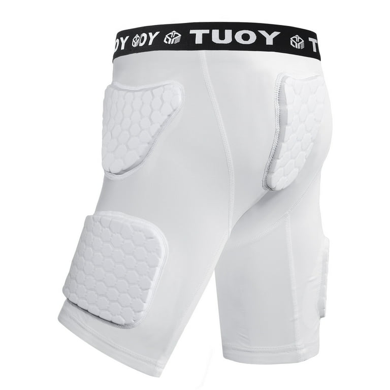 TUOYR Youth Kids Padded Compression Short Football Girdle Pants