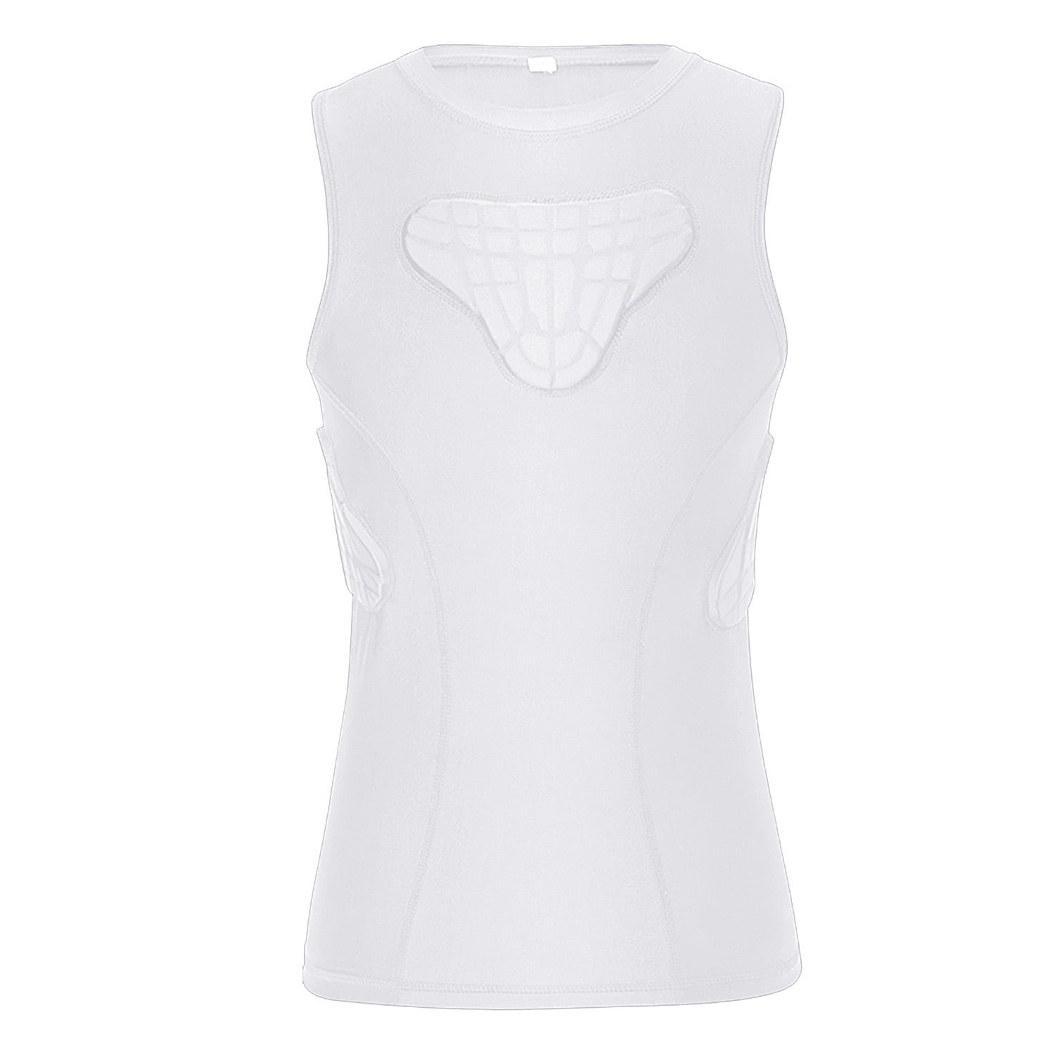 TUOYR Youth Padded Compression Shirt Chest Rib Protector Pad Football