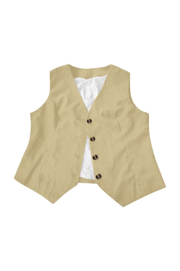 Mens Casual Quilted Vest Lightweight Warm Sleeveless Jacket Fall Winter Spring,Khaki,SIZE:S
