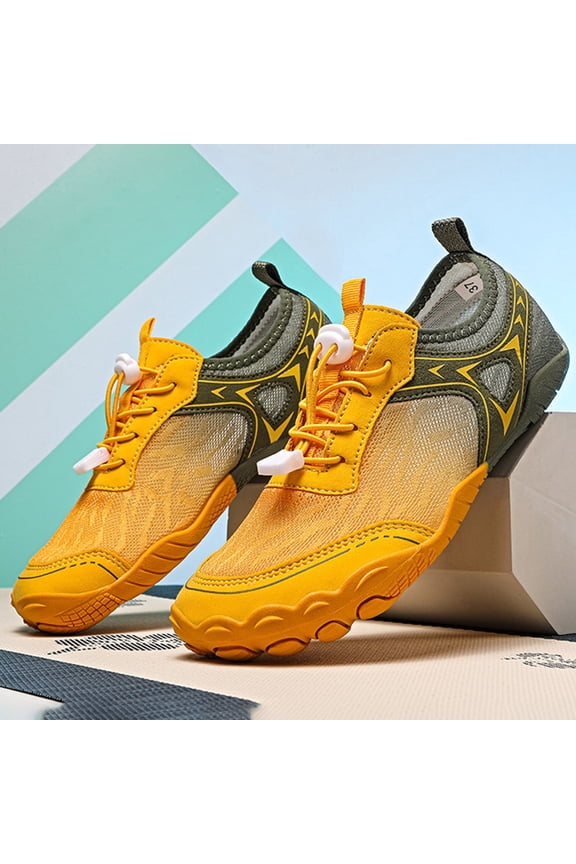 Unisex Water Shoes Couples Outdoor Trekking Beach Sandals Five Finger Barefoot Shoes Quick Dry Aqua Socks For Men Women US :7