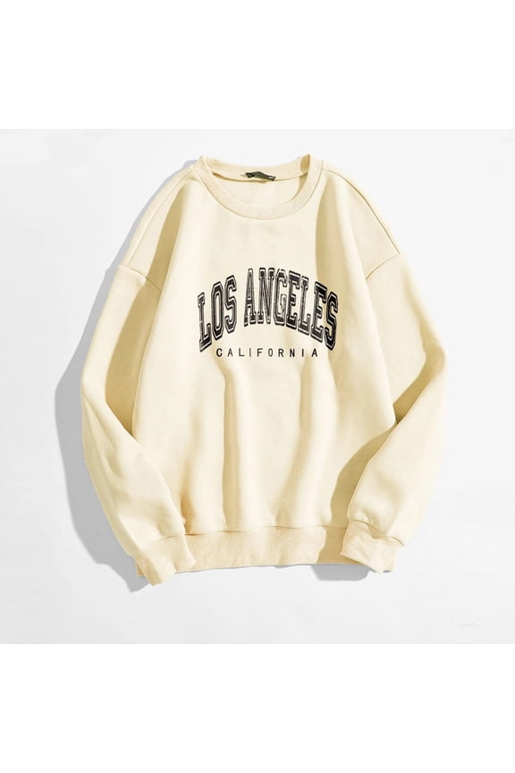 Women Hoodies Sweatshirt For Women Womens Sweatshirts Letter Print O Neck Hooded Pullover Hoodie For Women Casual Soft Warm Top