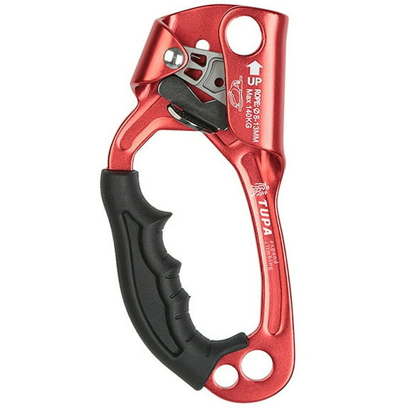 Outdoor Climbing Ascender - Hand Ascender for 8-13mm Vertical Rope, Ideal for Climbing, Rescue, and Caving
