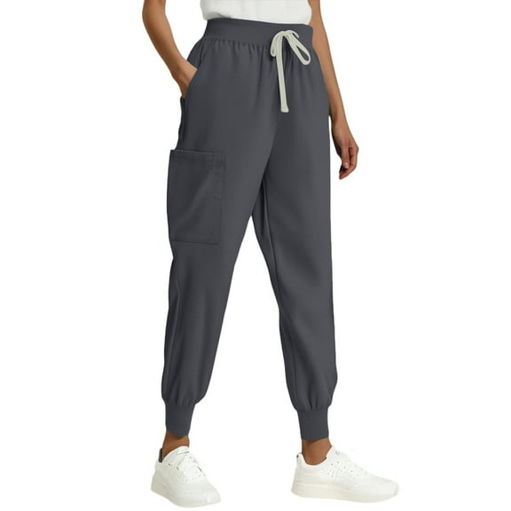 TUPOMOD Scrub Pants for Women - Cargo Pants Scrubs with Pockets,Soft Stretch