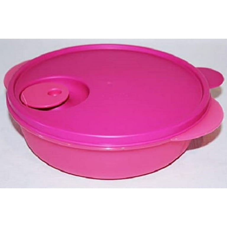 Tupperware 2 HELLO KITTY NOVELTY EMBOSSED MICROWAVE PLATES PINK/PURPLE –  Plastic Glass and Wax ~ PGW