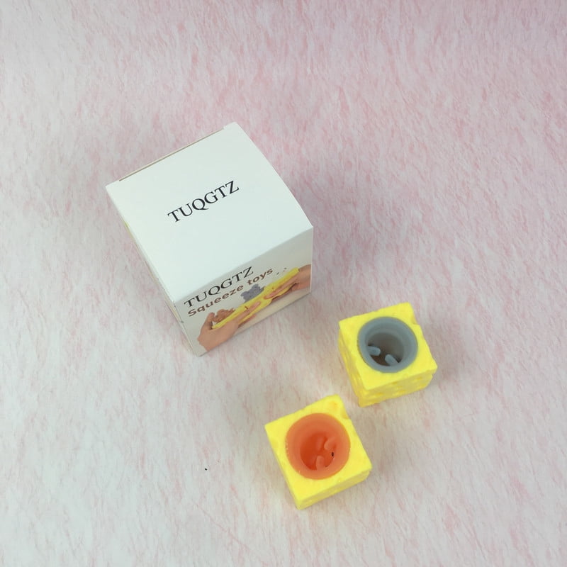 TUQGTZ Squeeze toys - Adorable Cheese & Mouse Design,Satisfying Stress Relief