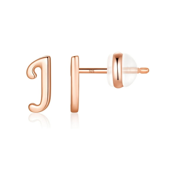 IEFSHINY 925 Sterling Silver Stud Earrings for Women Gold Stud Earrings Initial Hypoallergenic Earrings for Women Jewelry
