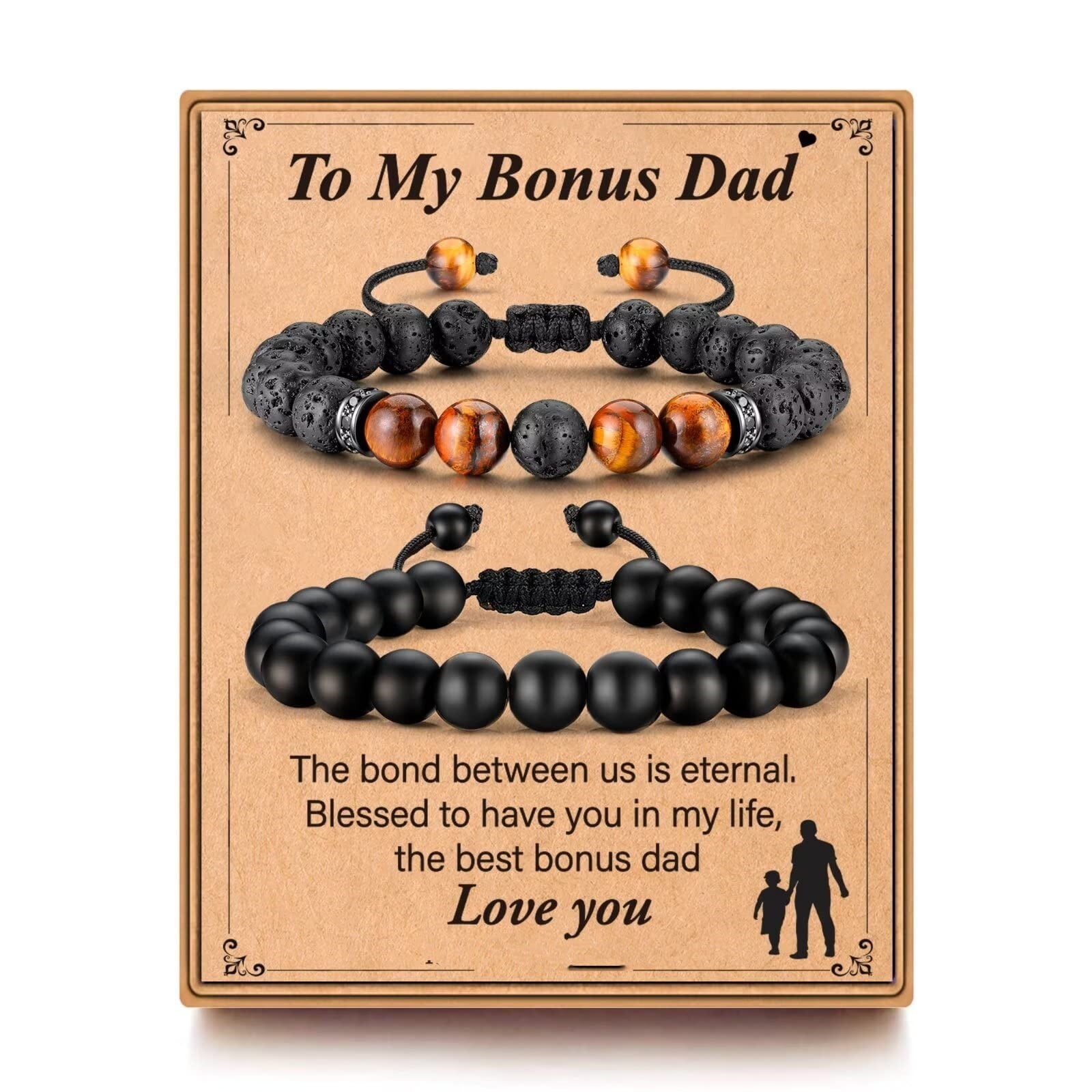 TURANDOSS Bonus Dad Gifts, Bonus Dad Bracelet Bonus Dad Gifts, Bonus ...