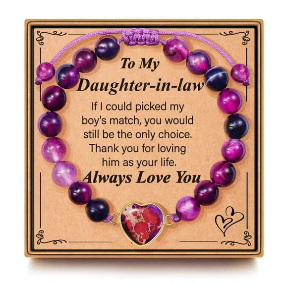 TURANDOSS Daughter in Law Gifts, Bracelets Gifts for Daughter in Law, Christmas Birthday Gifts Present for Daughter in Law Jewelry