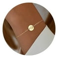 thumbnail image 1 of IEFSHINY Gold Initial Bracelet for Women Trendy - Personalized A-Z Letter Cute Bracelet for Women Gold Jewelry Gifts, 1 of 6