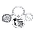 thumbnail image 1 of SMILEST Graduation Gifts for Her Compass Keychain Class of 2025 Graduation Keychain High School College Graduation Gift for Her 2025, 1 of 5