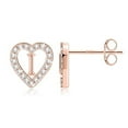 thumbnail image 1 of IEFSHINY Heart Initial Stud Earrings for Women Cubic Zirconia Hypoallergenic Stud Earrings Jewelry Birthday Gifts for Women, 1 of 6