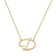 thumbnail image 1 of TURANDOSS Initial Necklaces for Women Dainty Gold Necklaces 14K Gold Plated Cursive Letter Necklace for Women Jewelry Gifts, 1 of 6