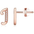 thumbnail image 1 of TURANDOSS Initial Stud Earrings for Women S925 Sterling Silver Post 14K Gold Plated Cubic Zirconia Letter Earrings Hypoallergenic Dainty Initial Earrings for Women Women, 1 of 6