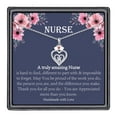thumbnail image 1 of TURANDOSS Nurse Gifts for Women 925 Sterling Silver necklaceNurse Cap Heart Initial Necklaces Heart Necklace for Women, 1 of 5