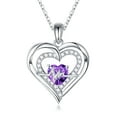 thumbnail image 1 of TURANDOSS S925 Sterling Silver Nurse Gifts Heartbeat Birthstone Necklace for Women Nurse Graduation Appreciation Gifts for Nurses Doctors, 1 of 6