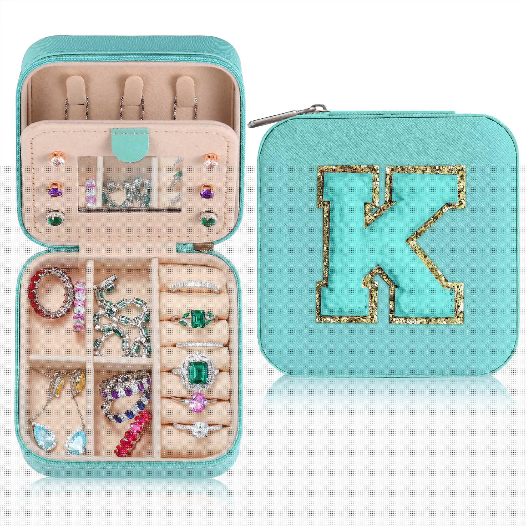thumbnail image 1 of TURANDOSS Travel Essentials Jewelry Boxes for Women Ring Earring Holder Organizer Jewelry Organizer Jewelry Box for Women Girls, 1 of 6