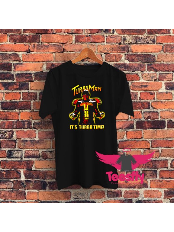TURBO MAN ITS TURBO TIME GRAPHIC T-SHIRT