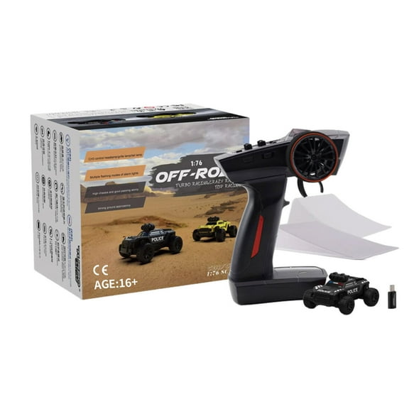 TURBO RACING C74 Mini RC Racing Car, 1:76 Full Proportional 2.4GHz 4CH Electric Rear-Wheel Drive Model with Pro Steering, RTR Drift Vehicle for Adult